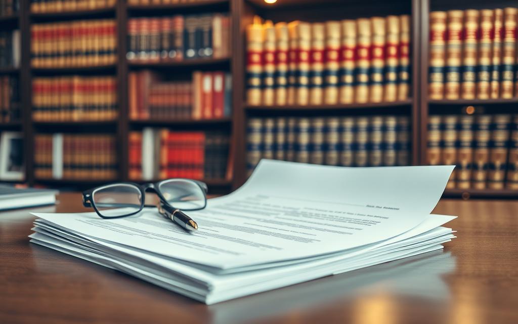 A Well-Lit Office Desktop With A Stack Of Legal Documents, A Pen, And A Pair Of Reading Glasses Arranged Neatly. In The Background, A Bookshelf Filled With Law Books Casts A Warm, Authoritative Glow. The Documents Are Clearly Visible, Showcasing Key Elements Like Contract Terms, Signatures, And Official Seals, All Captured In Crisp, High-Resolution Detail. The Overall Scene Conveys A Sense Of Order, Professionalism, And The Importance Of Meticulous Record-Keeping In Legal Proceedings. A Well-Lit Office Desktop With A Stack Of Legal Documents, A Pen, And A Pair Of Reading Glasses Arranged Neatly. In The Background, A Bookshelf Filled With Law Books Casts A Warm, Authoritative Glow. The Documents Are Clearly Visible, Showcasing Key Elements Like Contract Terms, Signatures, And Official Seals, All Captured In Crisp, High-Resolution Detail. The Overall Scene Conveys A Sense Of Order, Professionalism, And The Importance Of Meticulous Record-Keeping In Legal Proceedings.